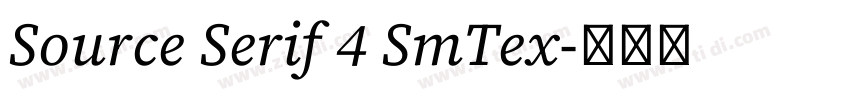Source Serif 4 SmTex字体转换